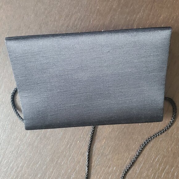 ENVELOPE PURSE CLUTCH Valerie Stevens Crossbody Black - Picture 3 of 5